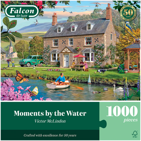Moments by the Water jigsaw puzzle box front