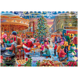 Christmas Comes to Town advent calendar jigsaw puzzle artwork