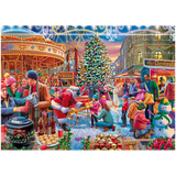 Christmas Comes to Town advent calendar jigsaw puzzle artwork