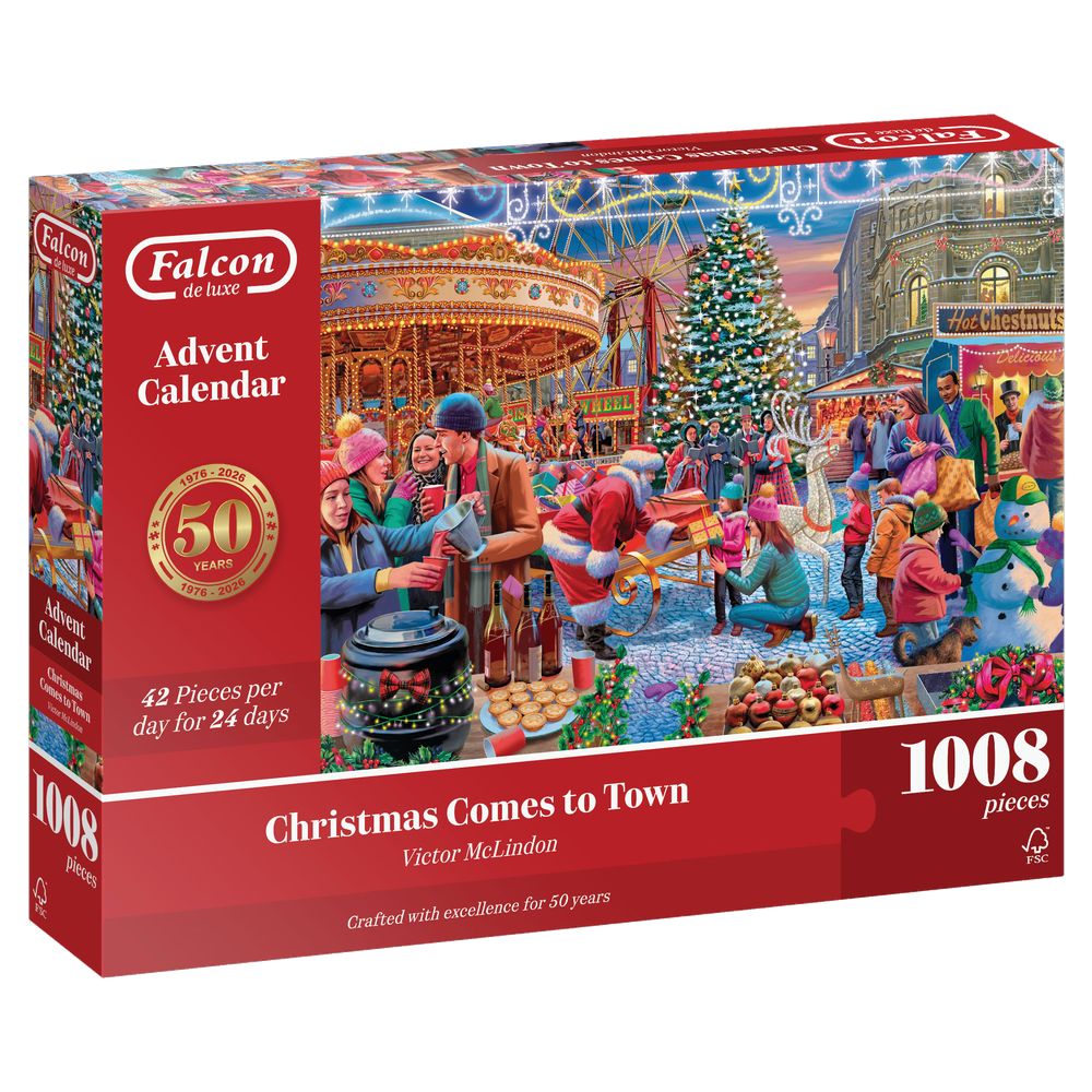 Falcon Advent Calendar Christmas Comes to Town box