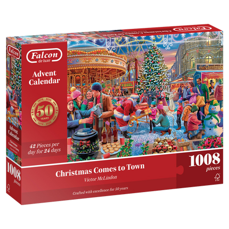 Falcon Advent Calendar Christmas Comes to Town box