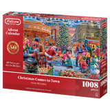 Falcon Advent Calendar Christmas Comes to Town box side view