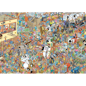 Black Friday Jan van Haasteren jigsaw puzzle artwork
