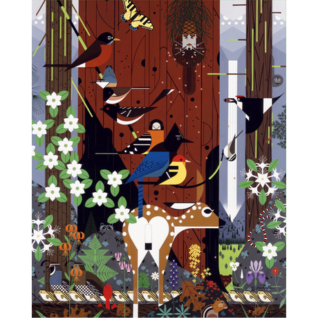 Charley Harper: The Sierra Range