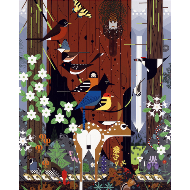 Charley Harper: The Sierra Range