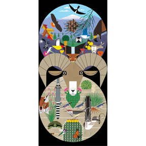 Charley Harper: The California Desert Mountains