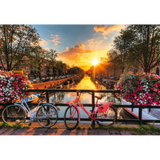 Sunset in Amsterdam