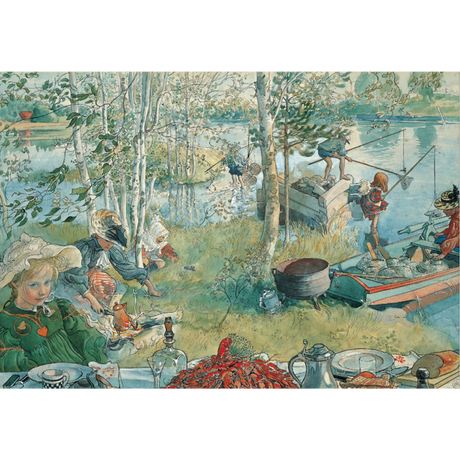 Carl Larsson: Crayfishing
