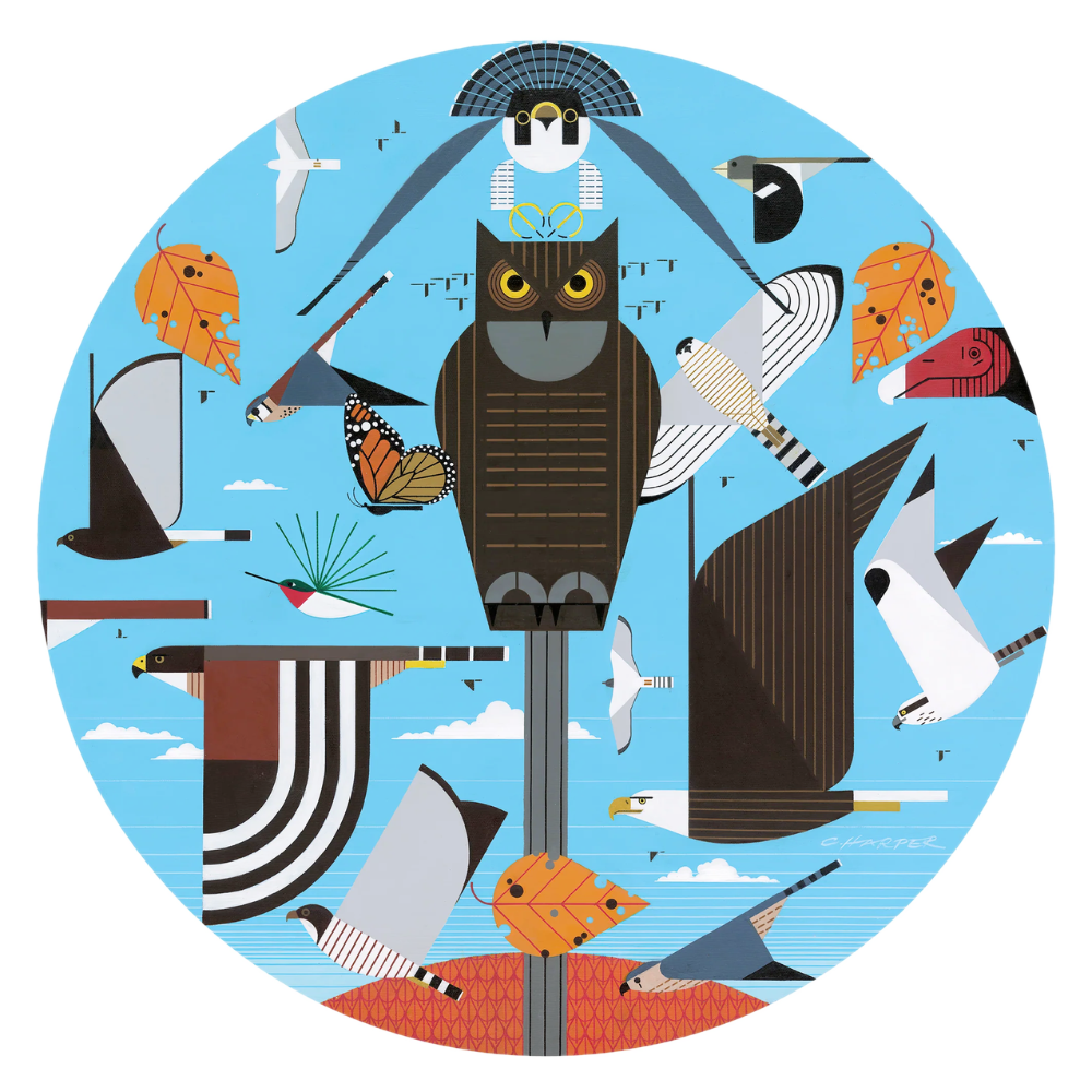 Charley Harper: Hawk Mountain