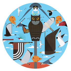 Charley Harper: Hawk Mountain