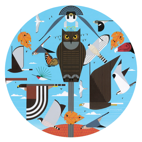 Charley Harper: Hawk Mountain