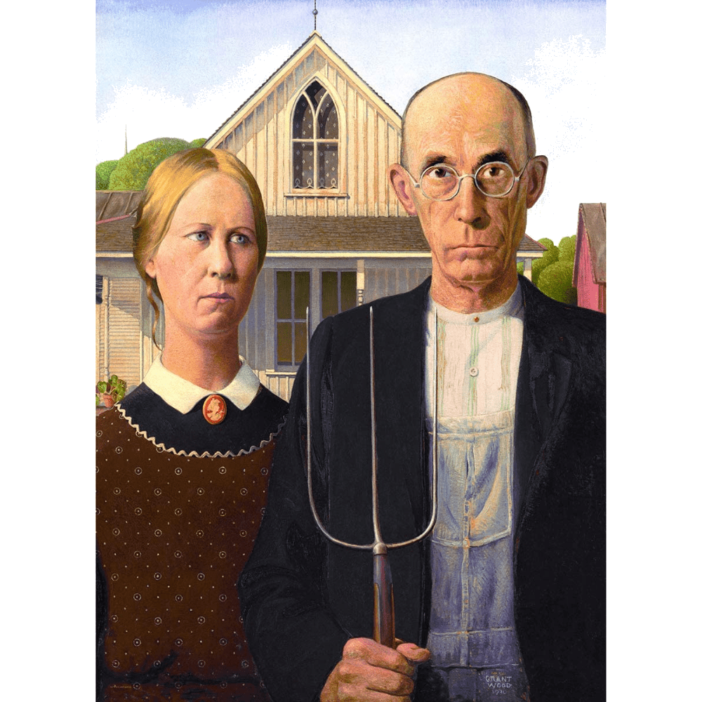 Grant Wood: American Gothic