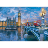 Dominic Davison Christmas Eve In London 1000 piece jigsaw puzzle artwork