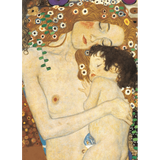 Gustav Klimt Mother and Child Detail 1000 piece jigsaw puzzle artwork