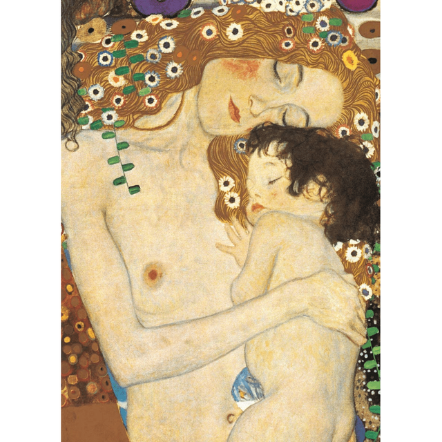 Gustav Klimt Mother and Child Detail 1000 piece jigsaw puzzle artwork