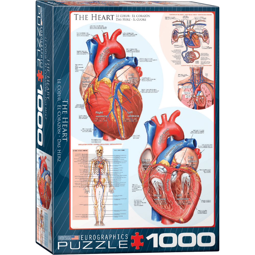 The Heart 1000 piece jigsaw puzzle box