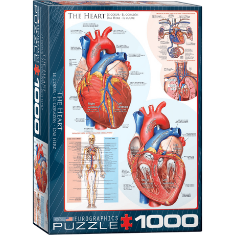 The Heart 1000 piece jigsaw puzzle box