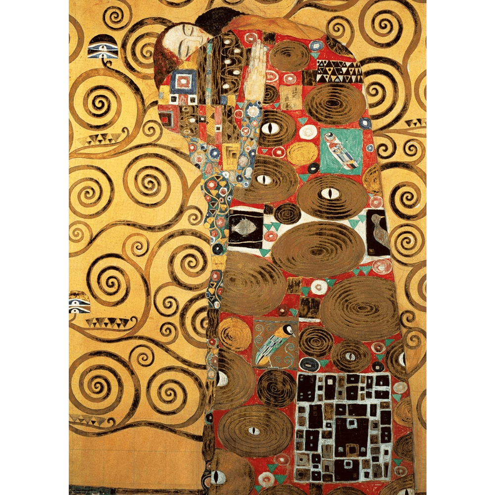 Gustav Klimt The Fulfillment Detail 1000 piece jigsaw puzzle artwork