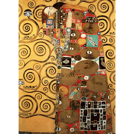 Gustav Klimt The Fulfillment Detail 1000 piece jigsaw puzzle artwork