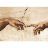 Michelangelo Creation of Adam Detail 1000 piece jigsaw puzzle artwork