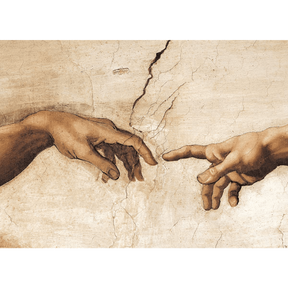 Michelangelo Creation of Adam Detail 1000 piece jigsaw puzzle artwork