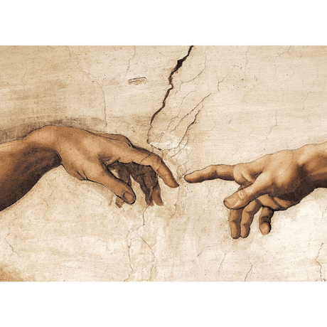 Michelangelo Creation of Adam Detail 1000 piece jigsaw puzzle artwork