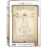 Leonardo Da Vinci: Schema delle Proporzioni jigsaw puzzle box