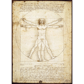 Leonardo Da Vinci: Schema delle Proporzioni jigsaw puzzle artwork