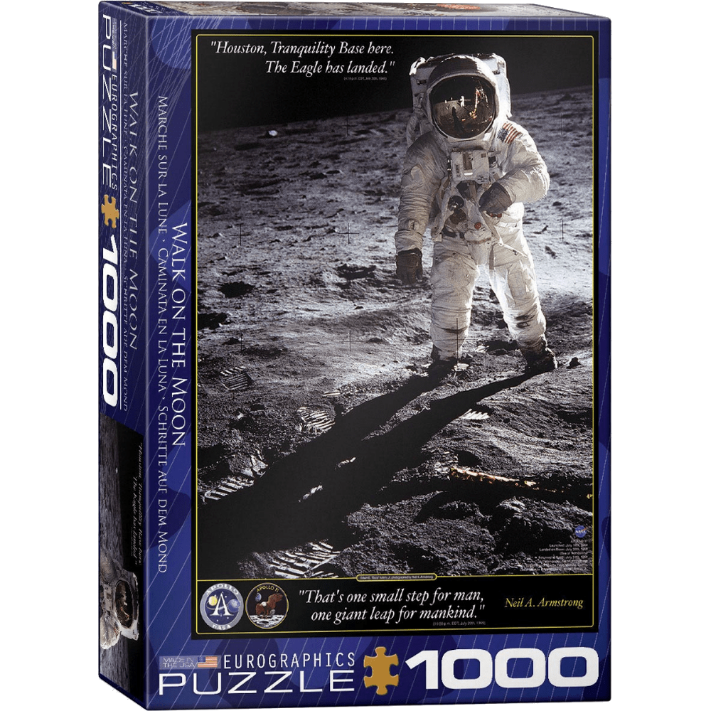 Walk on the Moon jigsaw puzzle box
