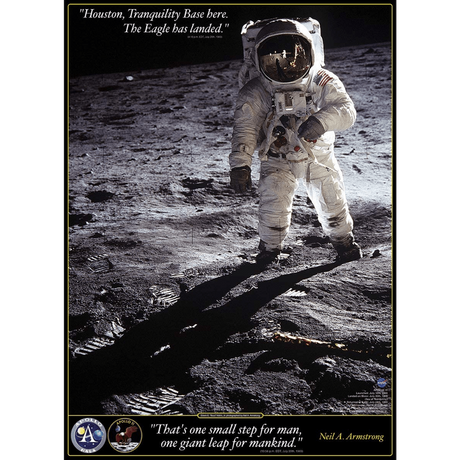 Walk on the Moon jigsaw puzzle artwork