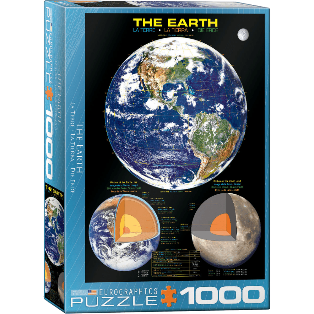 The Earth jigsaw puzzle box