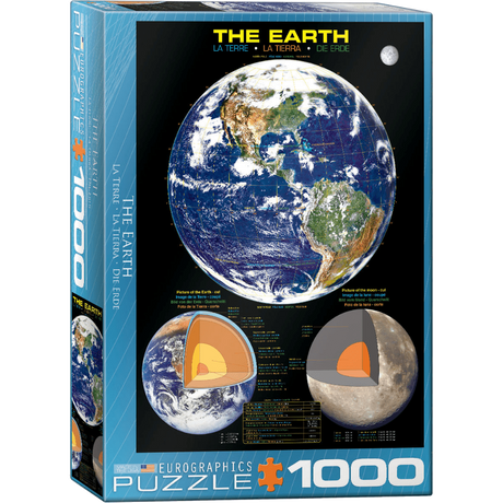 The Earth jigsaw puzzle box