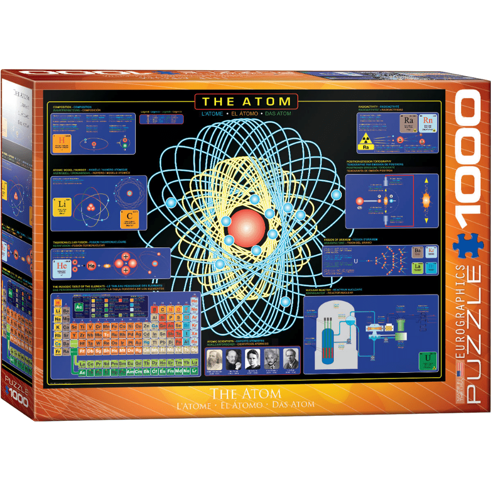 The Atom jigsaw puzzle box