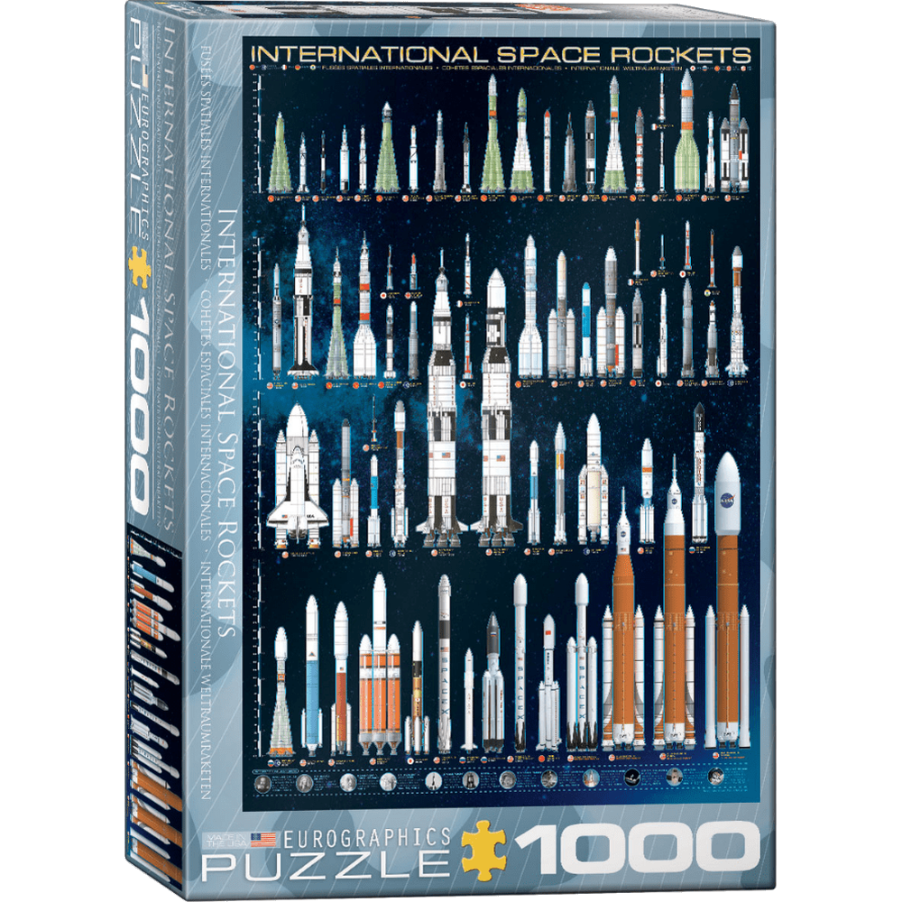 International Space Rockets jigsaw puzzle box