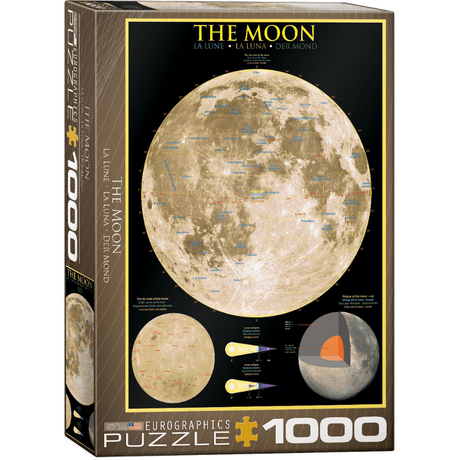 The Moon jigsaw puzzle box