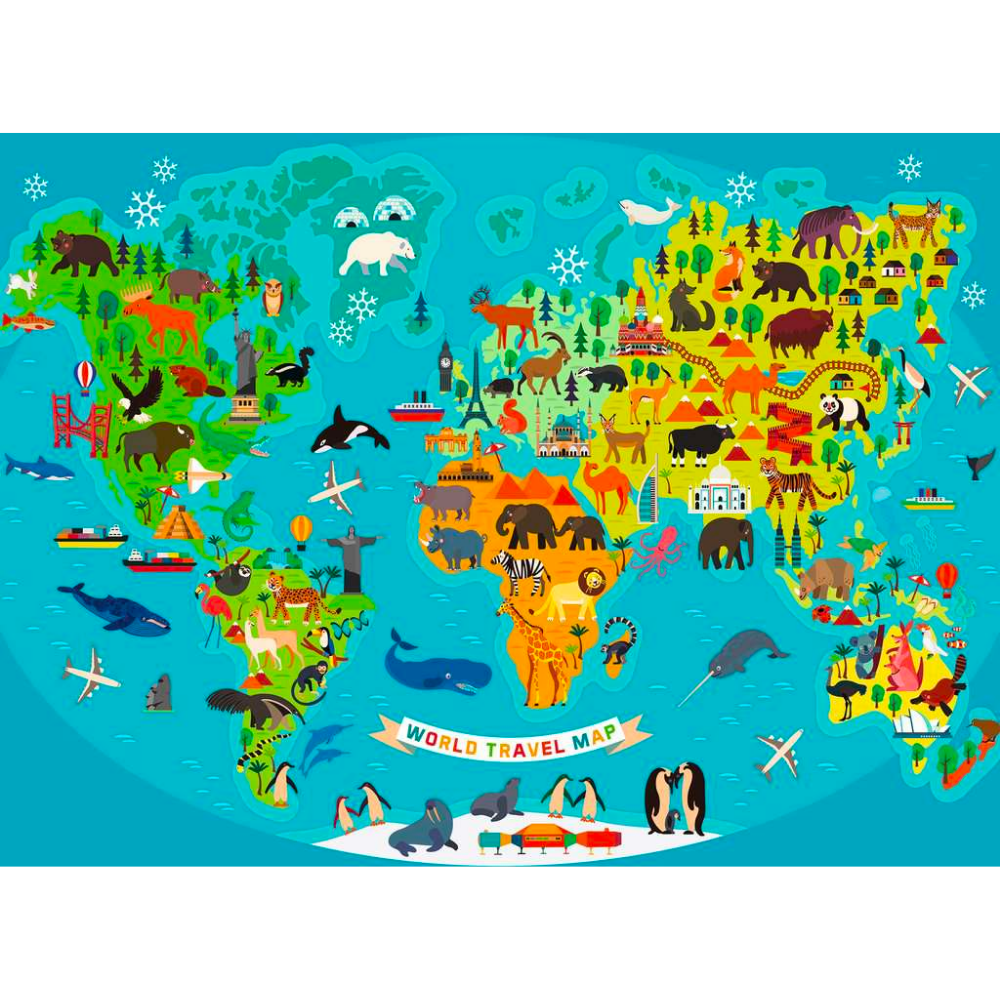 Animal World Map