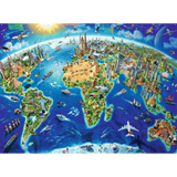 World Landmarks Map