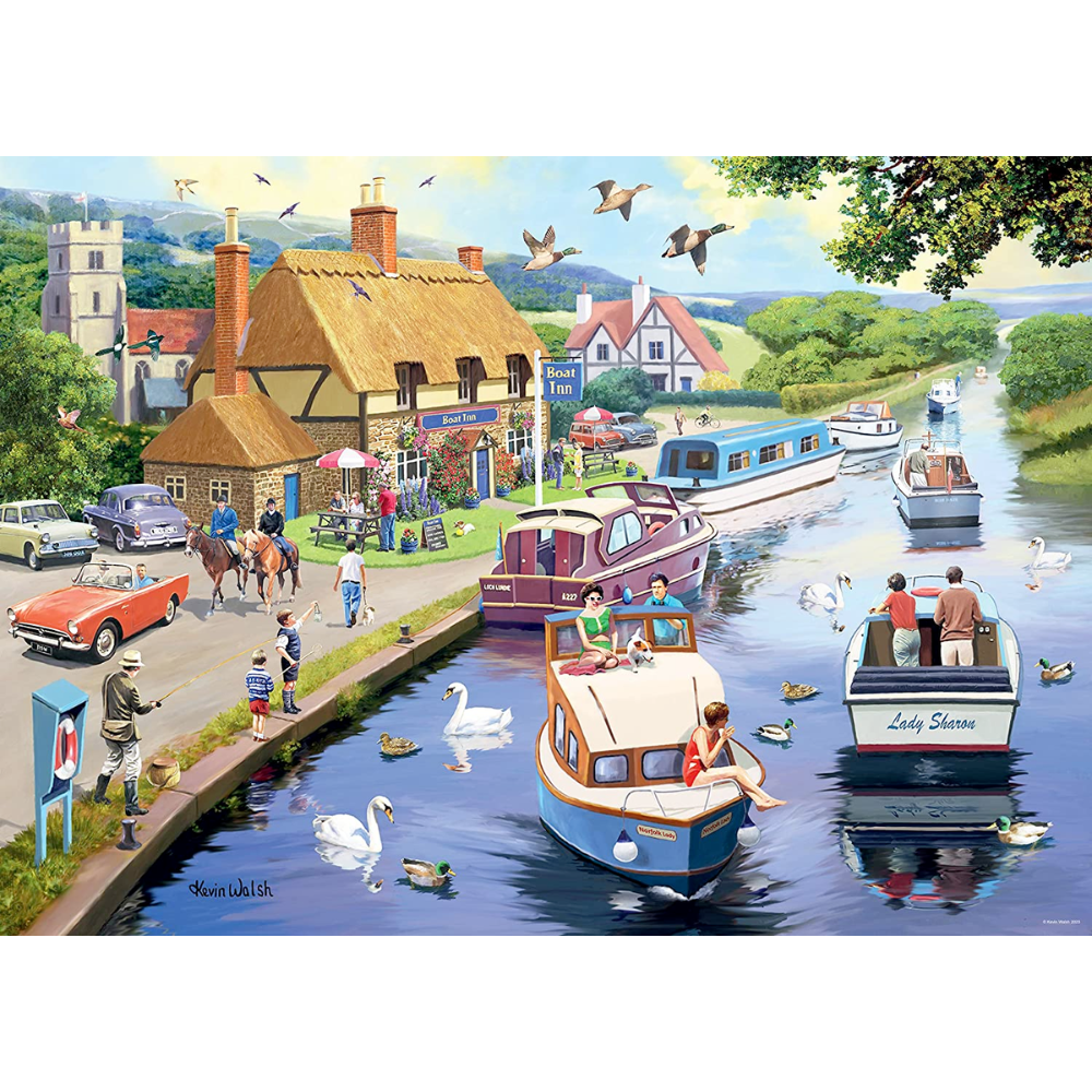 Leisure Days No. 7: Evening on the River