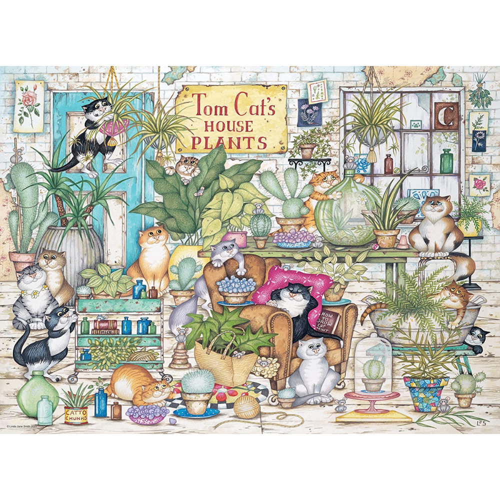 Crazy Cats: Tom Cat’s House Plants