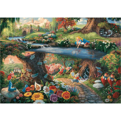 Thomas Kinkade: Alice in Wonderland - Thirsty Meeples