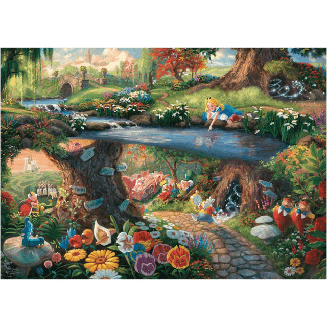 Thomas Kinkade: Alice in Wonderland - Thirsty Meeples