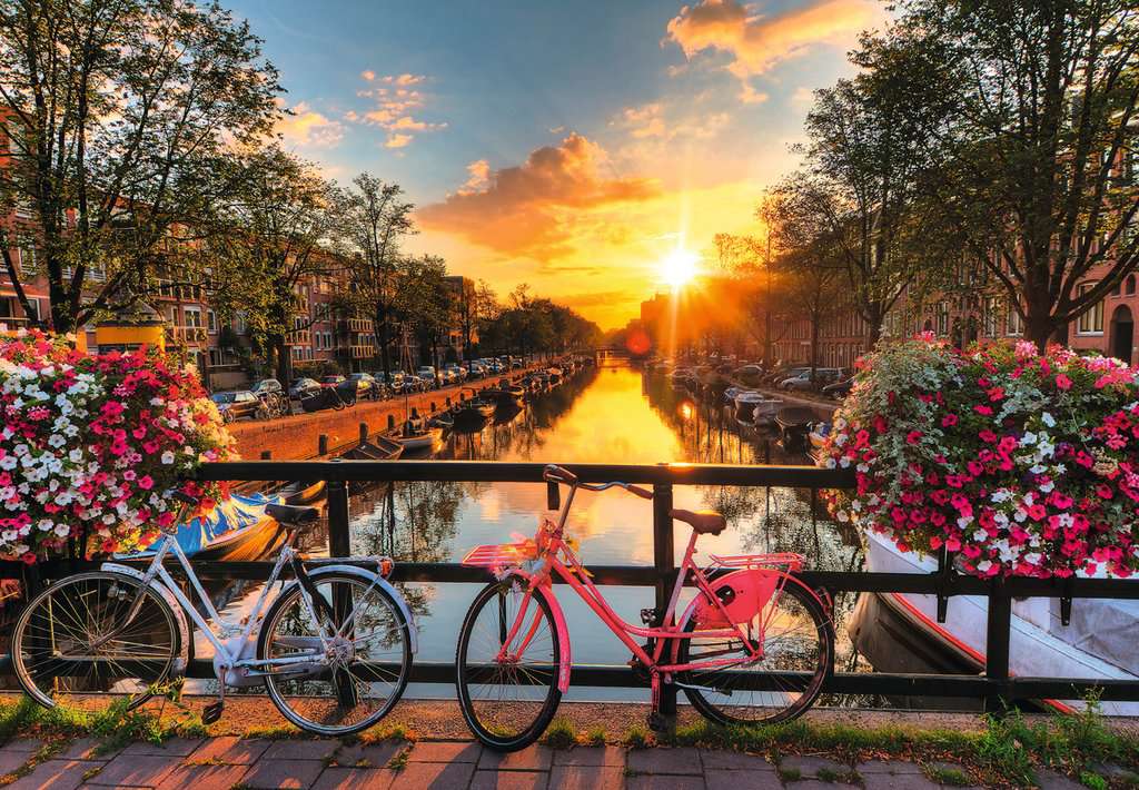 Sunset in Amsterdam