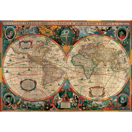 Antique World Map - Thirsty Meeples