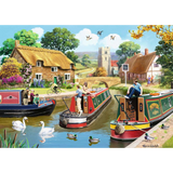 A Busy Day on the Canal