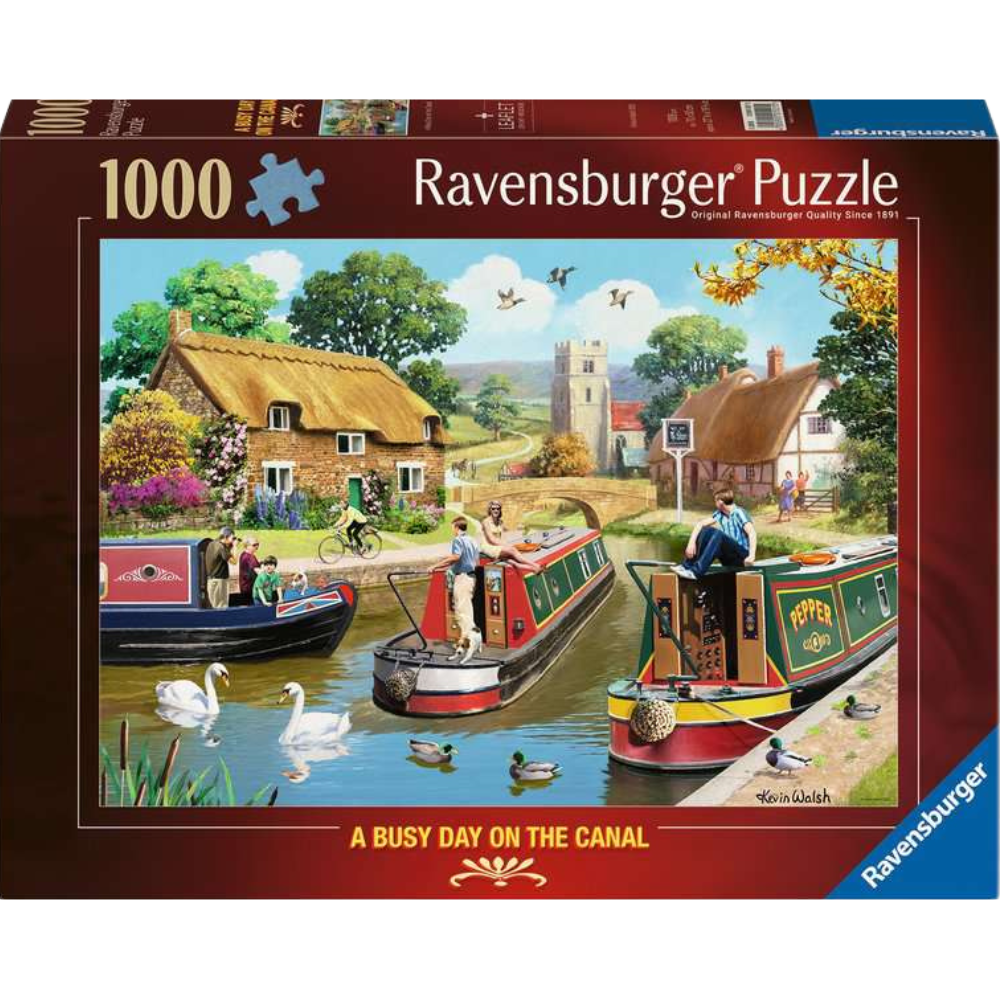 A Busy Day on the Canal