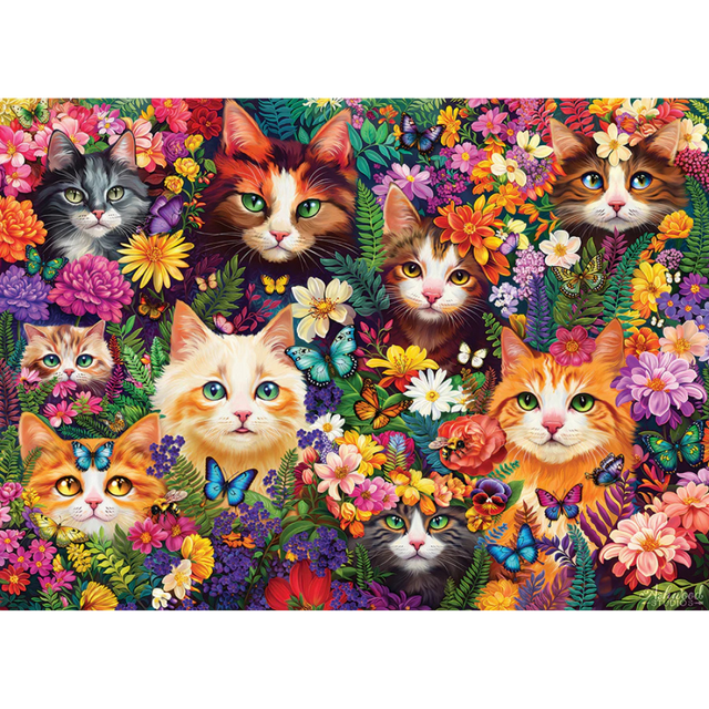 Blooming Whiskers - Thirsty Meeples