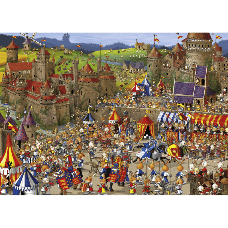 François Ruyer: Bunny Battles (1000 Pieces)