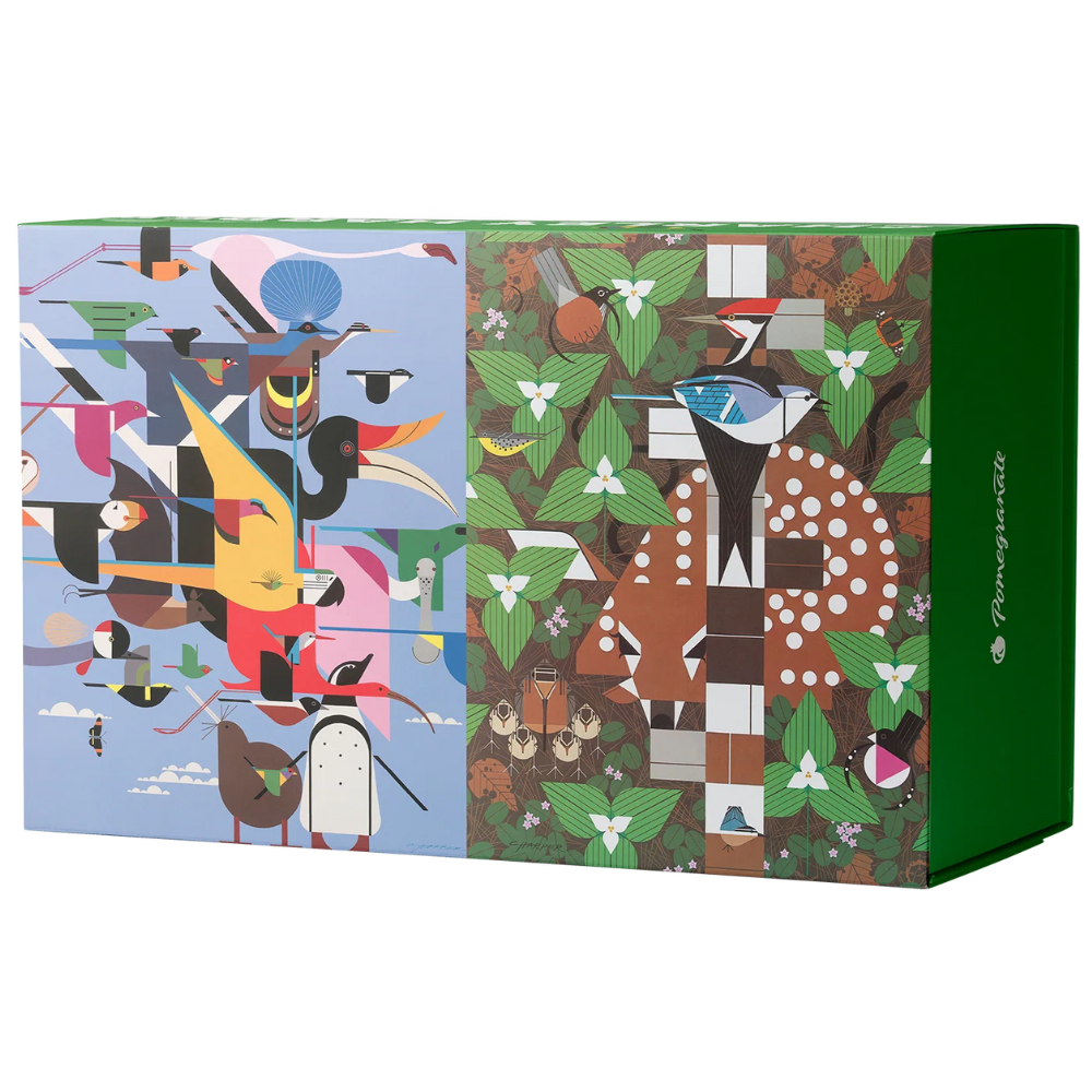 Charley Harper Double-Sided Jigsaw Puzzle Set