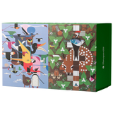 Charley Harper Double-Sided Jigsaw Puzzle Set