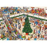Christmas Mall jigsaw puzzle artwork